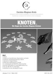 KNOTEN - Carolus-Magnus-Kreis eV