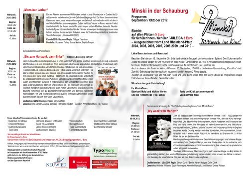 Minski in der Schauburg - Stadt Neuwied