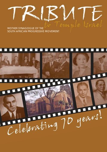 Tribute to Temple Israel - South African Union for Progressive Judaism