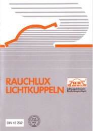 Rauchlux Lichtkuppeln - kleenlux gmbh