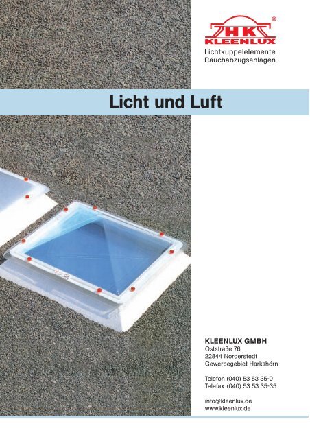 Licht und Luft - kleenlux gmbh