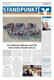 standpunkt - Volksbank Heilbronn eG