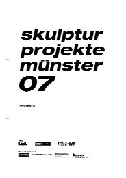 Pressemappe - Skulptur Projekte Münster