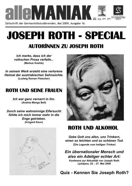 Joseph Roth Germanistikanet - 
