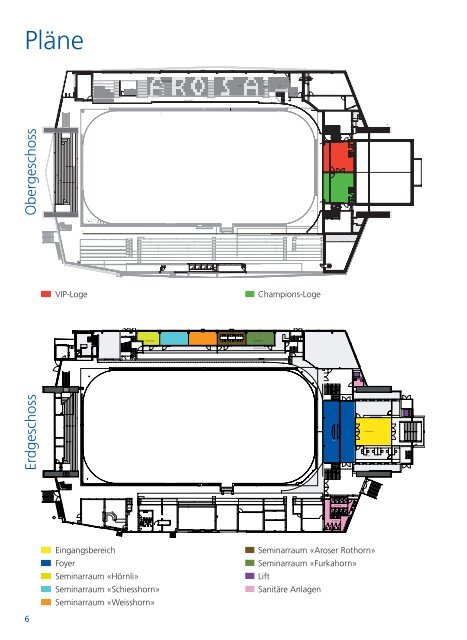 Broschüre Sport- und Kongresszentrum - Arosa