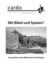 Mit Bibel und Spaten? - Theologisches Studienjahr Jerusalem