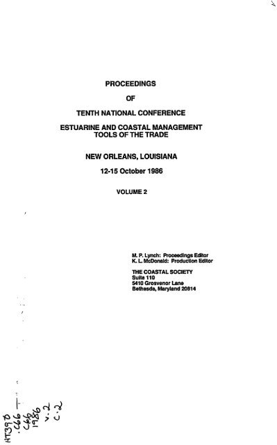 Full document / COSOC-W-86-002 - the National Sea Grant Library