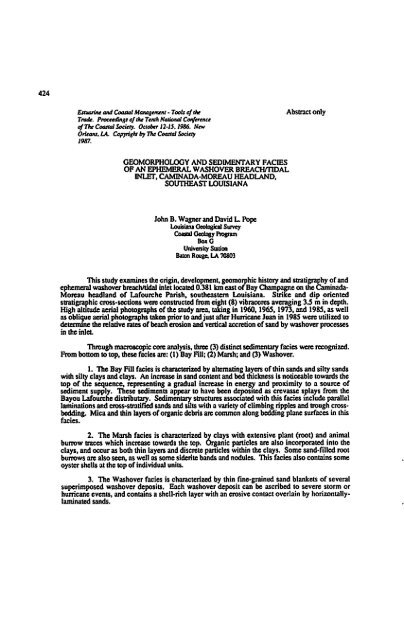 Full document / COSOC-W-86-002 - the National Sea Grant Library