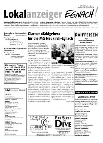 12.07.2012 - in der Gemeinde Egnach