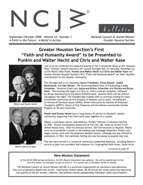 bulletin - National Council of Jewish Women