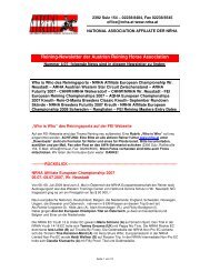 ARHA Newsletter 4/Juli 2007 (PDF) - ARHA - Austrian Reining ...