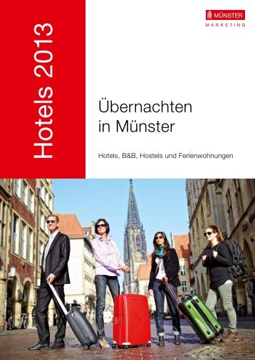 Hotels 2013 - Stadt Münster