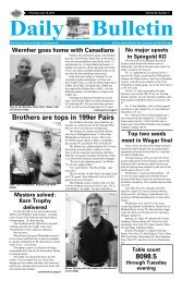 8098.5 Brothers are tops in 199er Pairs - American Contract Bridge ...