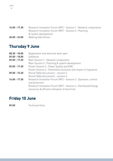 provisional program - CIRED 2011