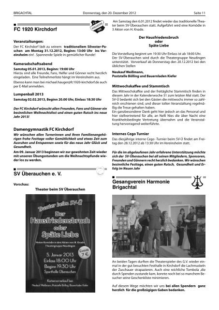 Nachrichten - Gemeinde Brigachtal