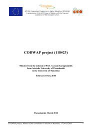 CODWAP project (118#23)