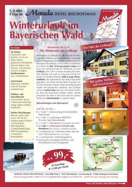 Winterurlaub im Bayerischen Wald - Morada Hotels & Resorts