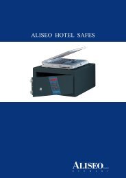 ALISEO HOTEL SAFES - Aliseo GmbH Germany