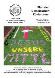 Download pfarrbrief-sommer-internet.pdf - Katholisch in Königsbrunn