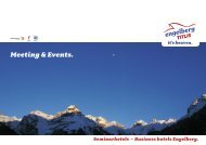 Broschüre der Seminarhotels Engelberg - PDF