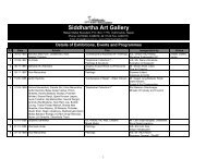 siddhartha art gallery All exhibition list