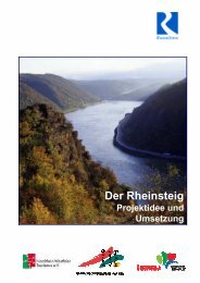 Projektidee und Umsetzung - Rheinsteig