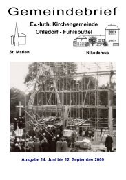 Ev. luth. Kirchengemeinde Ohlsdorf - Fuhlsbüttel