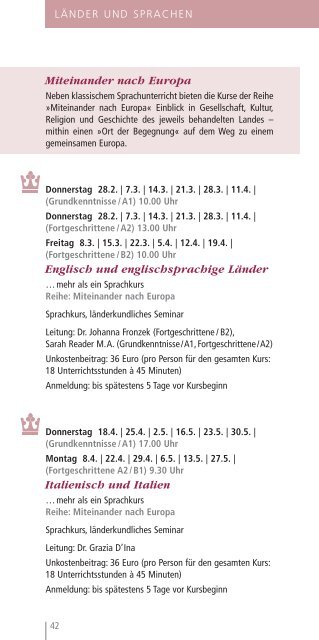 Semesterprogramm - Dreikönigskirche