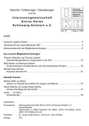 IKH Info 10 - Interessengemeinschaft Kleine Heime ...