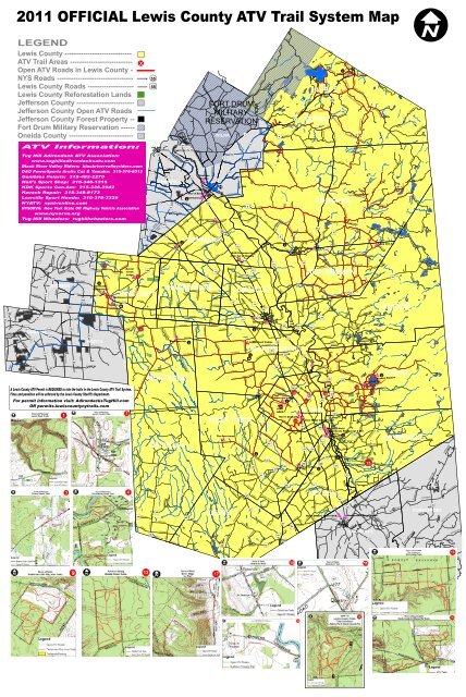 Lewis County Atv Trail Map - Squaw Valley Trail Map