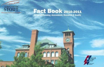 University of Wisconsin-Stout 2010-11 Fact Book