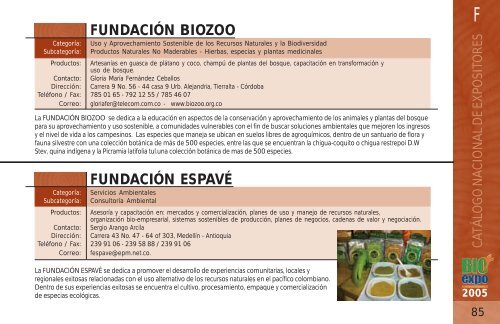 CATALOGO BIOEXPO.pmd - CAF