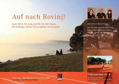 Info-Broschüre Rovinj 2013