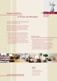 Bankettmappe Hotel Sylter Hof Berlin