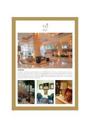 Taj Bengal Factsheet correction 12-1-11.cdr - Taj Group of Hotels
