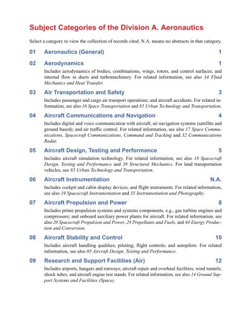 Scientific and Technical Aerospace Reports Volume 37 June 21, 1999