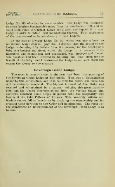 Proceedings of the Grand Lodge of Illinois - University Library