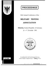 olume 1 proceedings 1 - International Military Testing Association