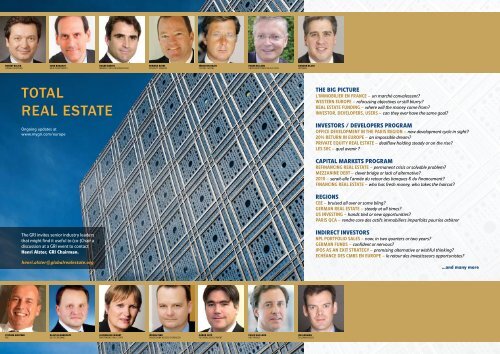 EUROPE SUMMIT - Global Real Estate Institute