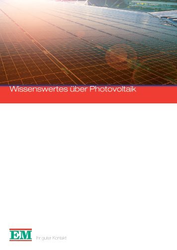 Download ''Wissenswertes über Photovoltaik' - Elektro-Material AG