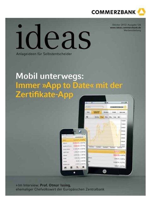 ideas - monatliches Magazin - Commerzbank - Commerzbank AG