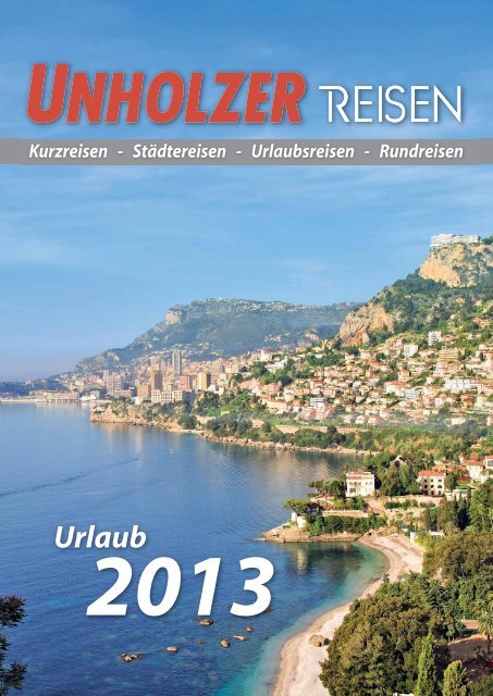 Katalog als pdf-Datei öffnen - Unholzer-Reisen