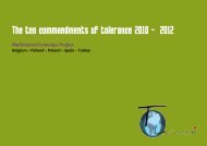 The ten commandments of tolerance 2010 - 2012 - College Onze ...