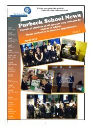 Issue 3 Parents Newsletter - Feeder Schools - The Purbeck School