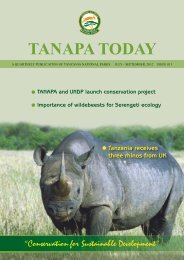 TANAPA TODAY - Tanzania National Parks