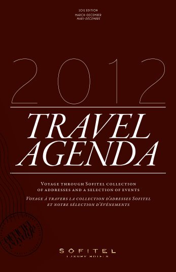 Telecharger Notre Travel Agenda - Sofitel