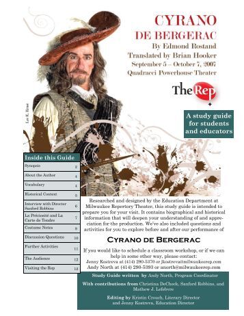 Cyrano de bergerac essay