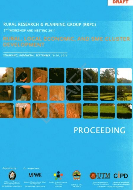 Rural, Local Economic, and SME Cluster Development