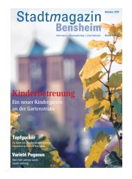 Stadtmagazin Bensheim 4/11 - Morgenweb