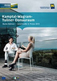 Informationsbroschüre Tullner Donauraum-Wagram
